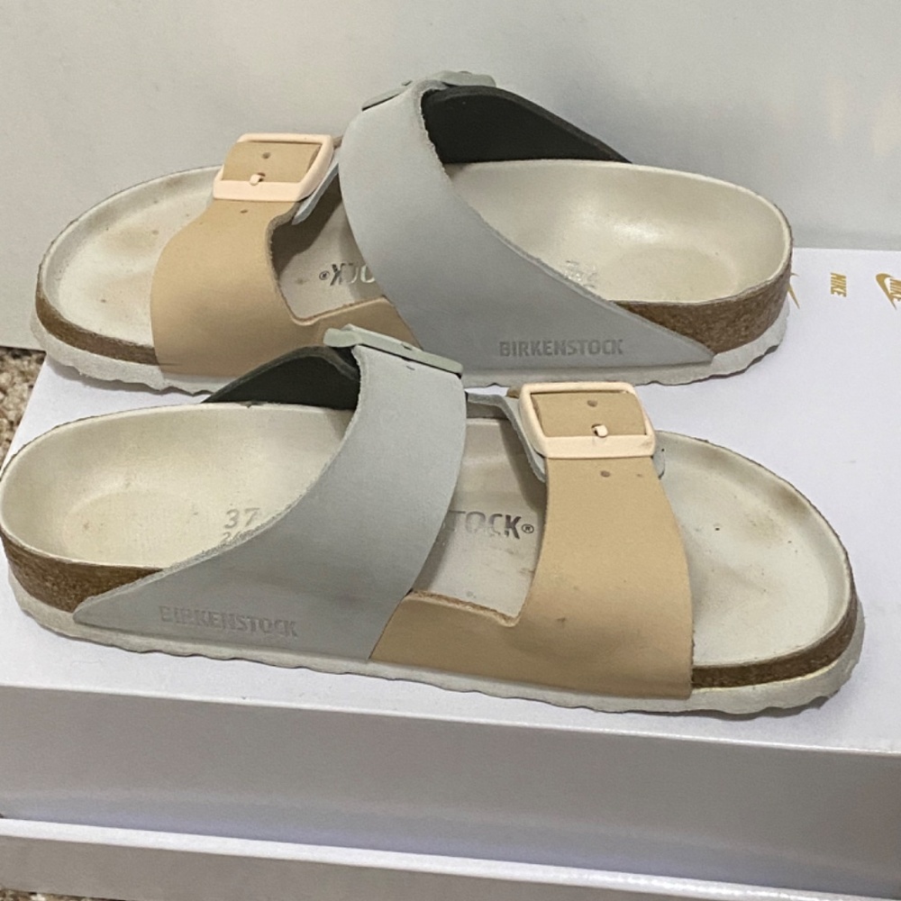 Birkenstock Arizona Size 37 Women’s multi Color Sandals - Picture 7 of 10